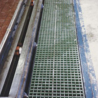 molded grating, square mesh, f r p grating, fiberplate